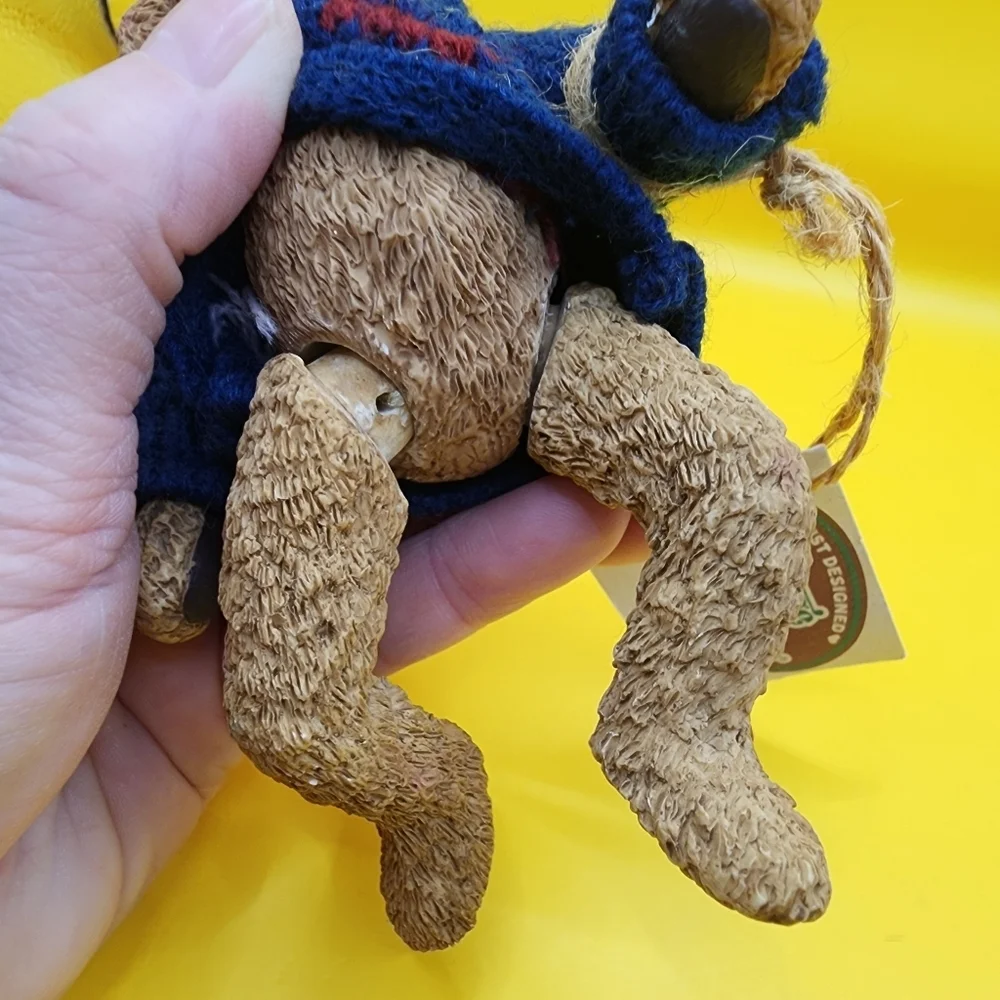 Vintage 1999 Gund Cottage Collectibles Bear Alex 6 Inch Resin Poseable - Picture 2 of 5